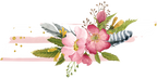 (s206-07) State Watercolor Floral Pink White Stripes All States Available