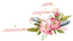 (s206-07) State Watercolor Floral Pink White Stripes All States Available