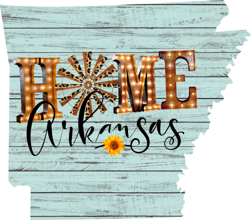 (s206-15) State Rustic Wood Sunflower Home Arkansas