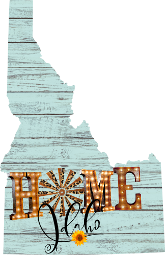 (s206-15) State Rustic Wood Sunflower Home Idaho