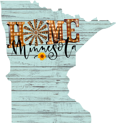 (s206-15) State Rustic Wood Sunflower Home Minnesota