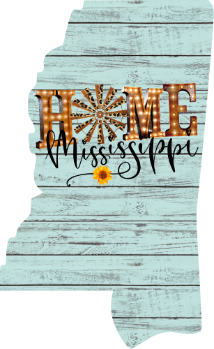 (s206-15) State Rustic Wood Sunflower Home Mississippi