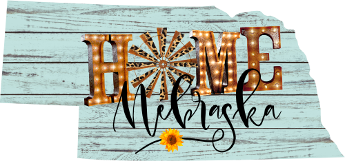 (s206-15) State Rustic Wood Sunflower Home Nebraska