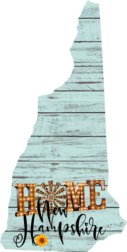 (s206-15) State Rustic Wood Sunflower Home New Hampshire