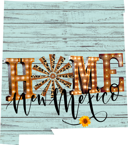 (s206-15) State Rustic Wood Sunflower Home  New Mexico