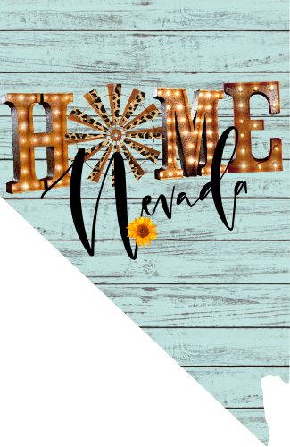 (s206-15) State Rustic Wood Sunflower Home  Nevada