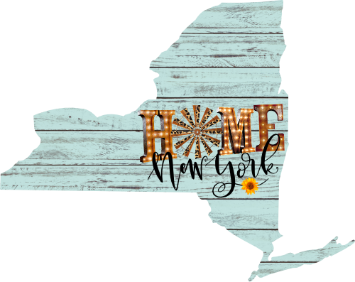 (s206-15) State Rustic Wood Sunflower Home New York