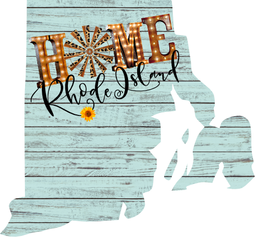 (s206-15) State Rustic Wood Sunflower Home Rhode Island