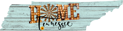 (s206-15) State Rustic Wood Sunflower Home Tennessee