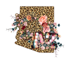 (s206-16) State Boho Leopard Floral