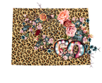 (s206-16) State Boho Leopard Floral