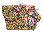 (s206-16) State Boho Leopard Floral