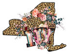 (s206-16) State Boho Leopard Floral