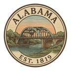 (s206-22) State Rustic Vintage Badge Est. Year All States Available