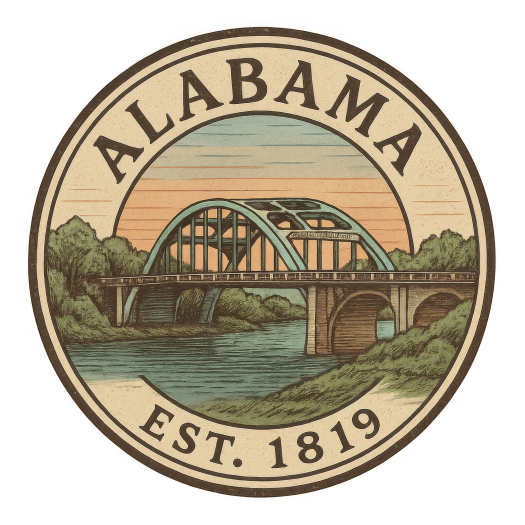 (s206-22) State Rustic Vintage Badge Est. Year All States Available