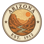 (s206-22) State Rustic Vintage Badge Est. Year All States Available