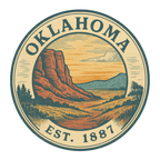 (s206-22) State Rustic Vintage Badge Est. Year All States Available