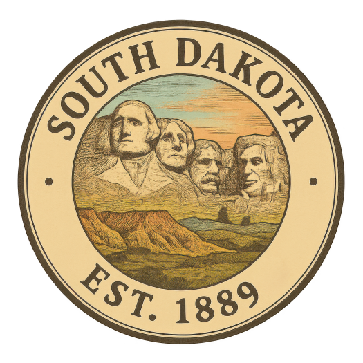 (s206-22) State Rustic Vintage Badge Est. Year All States Available