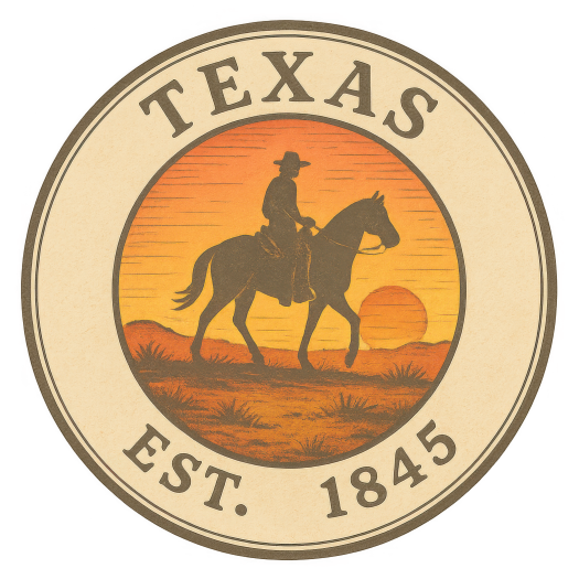 (s206-22) State Rustic Vintage Badge Est. Year All States Available