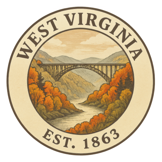 (s206-22) State Rustic Vintage Badge Est. Year All States Available