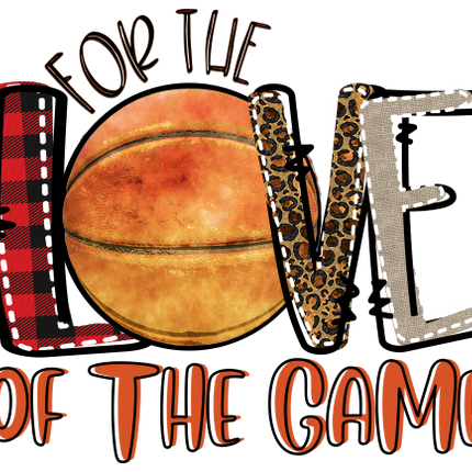 (s213-B) For the Love of the Game Basketball