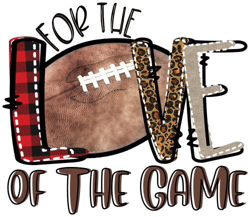 (s213-C) For the Love of the Game Football