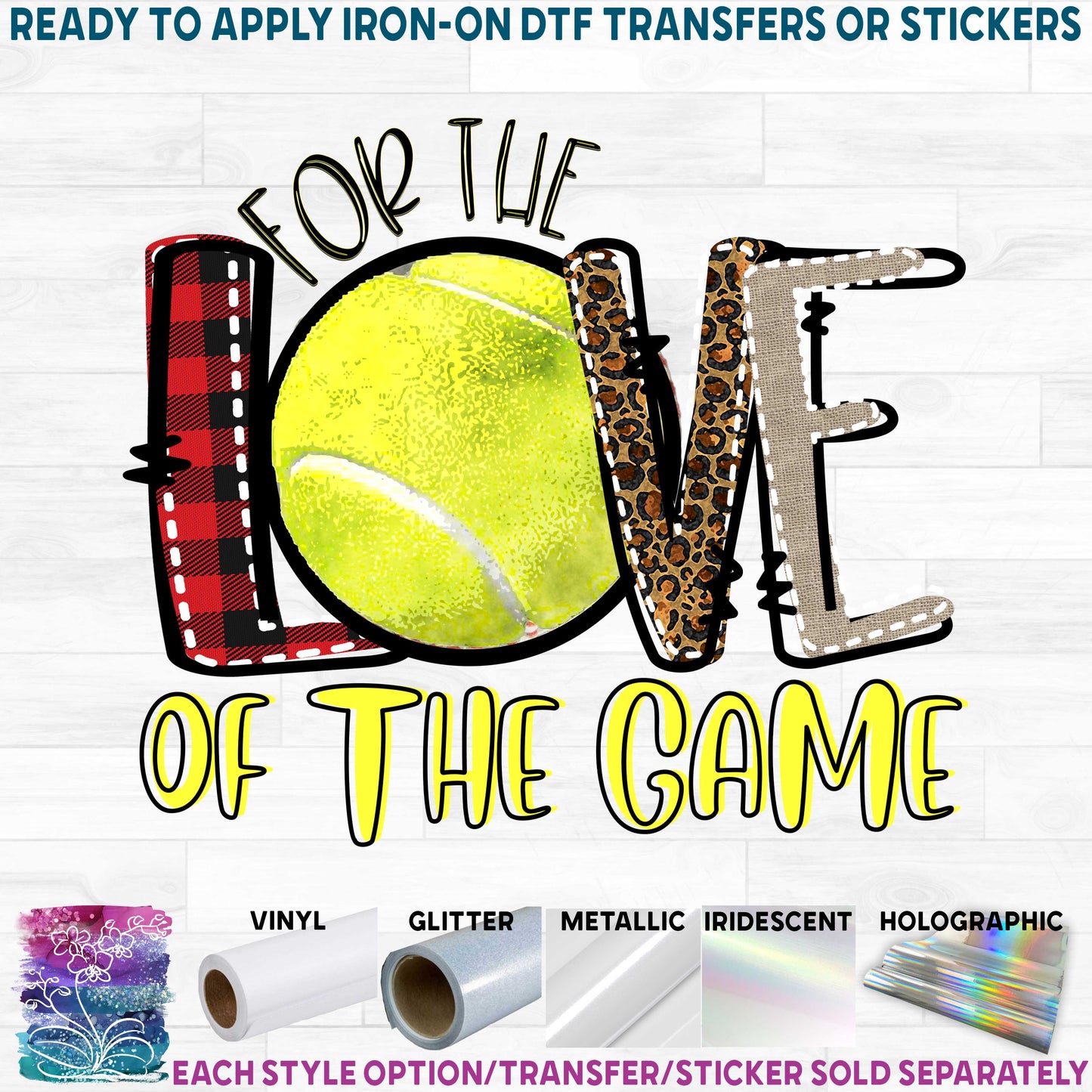 (s213-D) For the Love of the Game Tennis