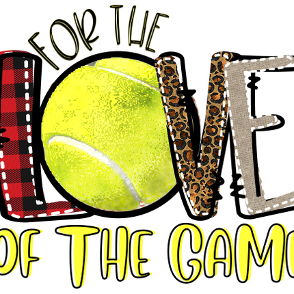 (s213-D) For the Love of the Game Tennis