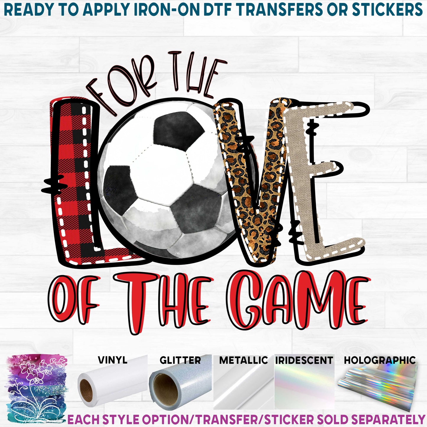 (s213-E) For the Love of the Game Soccer