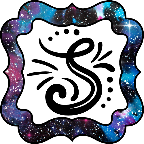 (s215-1-P6001) Square Monogram Galaxy Frame