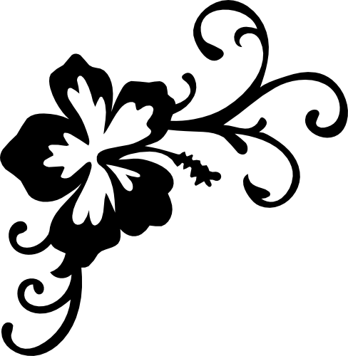 (s021-1-1X) Hibiscus Flourish