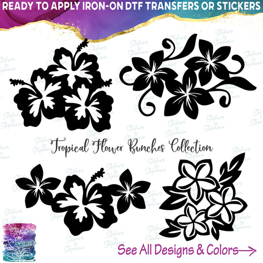(s021-1-3) Hibiscus Plumeria Flowers Bunch