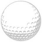 (s220-1) Full Color Golf Ball