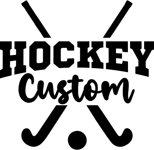 (221-06-1D) Field Hockey Custom Text Iron-On Transfer