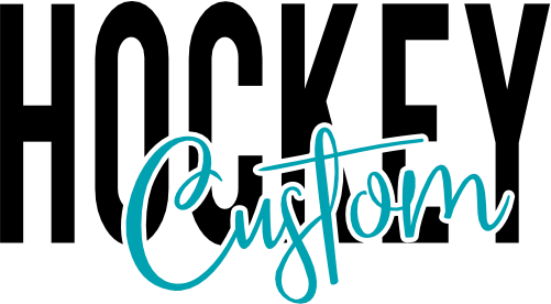 (221-06-1E) Hockey Custom Text Iron-On Transfer