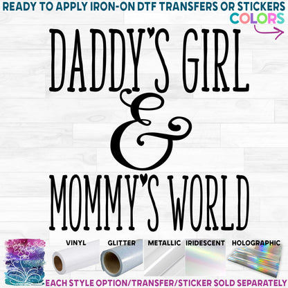 (s222-B) Daddy's Girl & Mommy's World