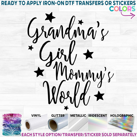 (s222-C) Grandma's Girl & Mommy's World