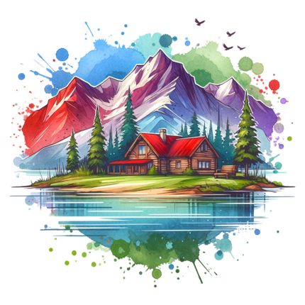 (224-04-I) Lake Landscape