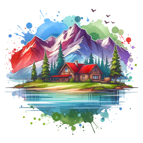 (224-04-I) Lake Landscape