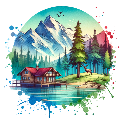 (224-04-J) Lake Landscape