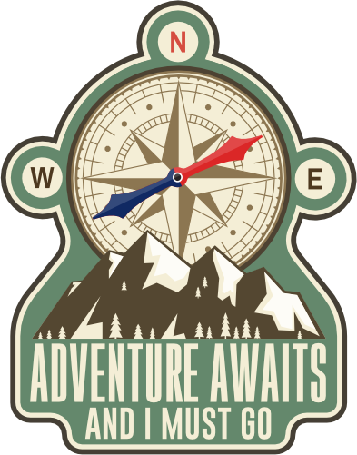 (228-02-1B) Adventure Awaits and I Must Go