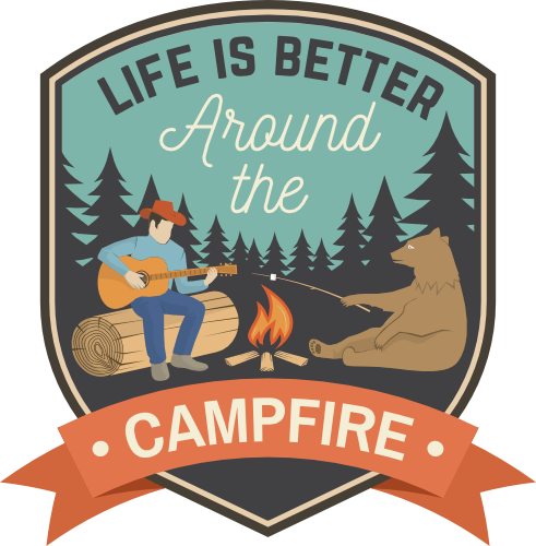 (s228-02-1W) Life is Better Around the Campfire