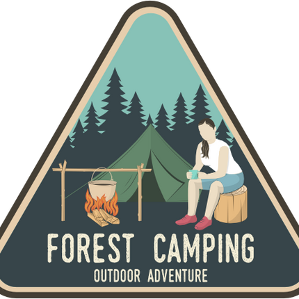 (228-02-1Z) Forest Camping Outdoor Adventure