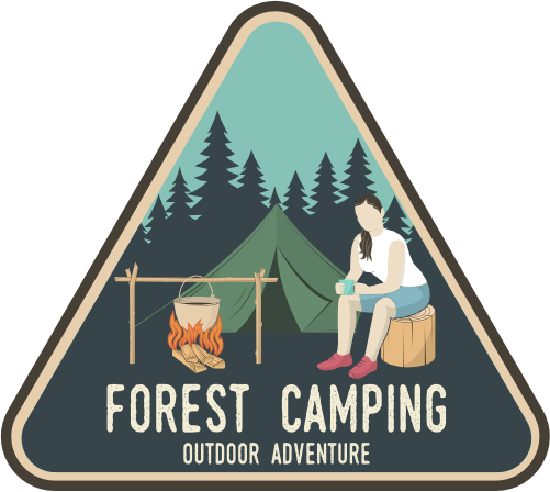 (s228-02-1Z) Forest Camping Outdoor Adventure