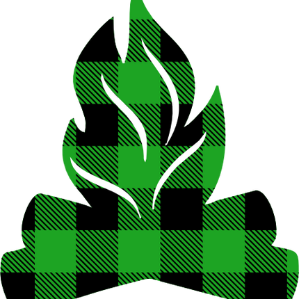 (228-01-K) Campfire Red, Green, Blue White Black Buffalo Plaid