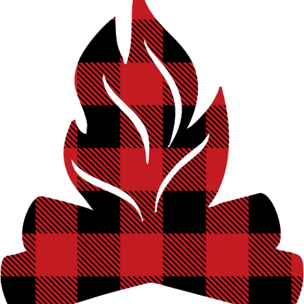 (228-01-K) Campfire Red, Green, Blue White Black Buffalo Plaid