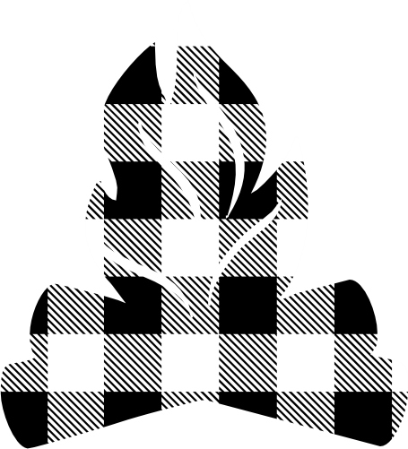 (s228-1-K) Campfire Red, Green, Blue White Black Buffalo Plaid