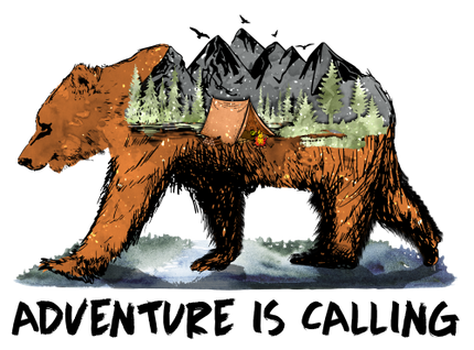 (s228-10L) Adventure Is Calling Bear