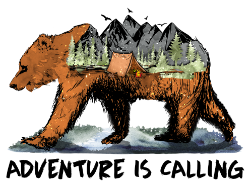 (s228-10L) Adventure Is Calling Bear