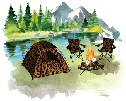 (228-07-1D) Tent Landscape